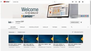 caniasERP Training Videos are on Youtube Now!
